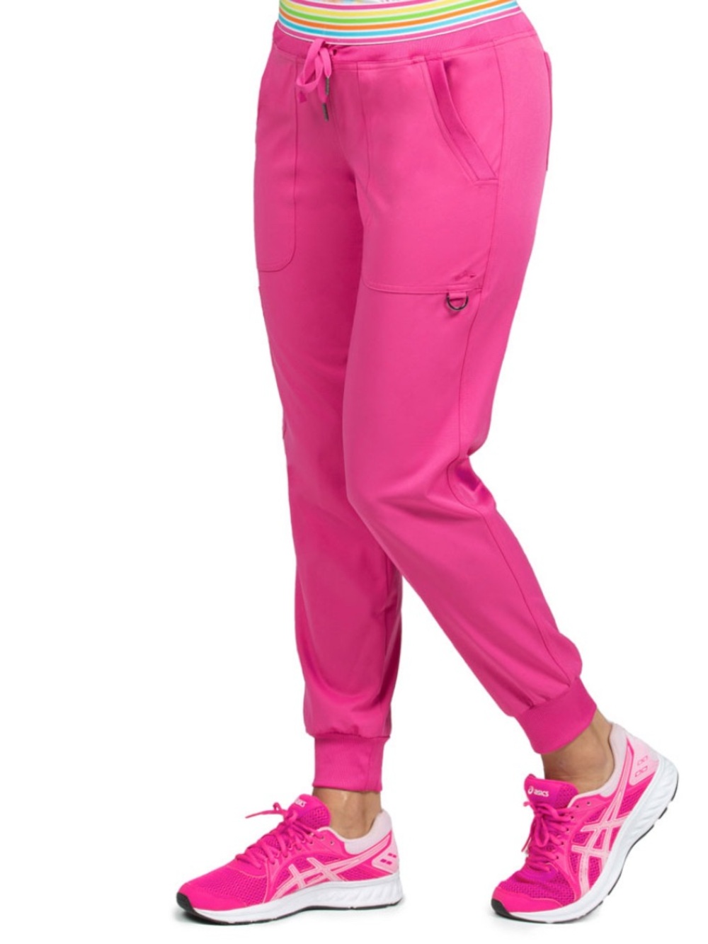 Women's Hot Pink Drawstring scrubs   Pants